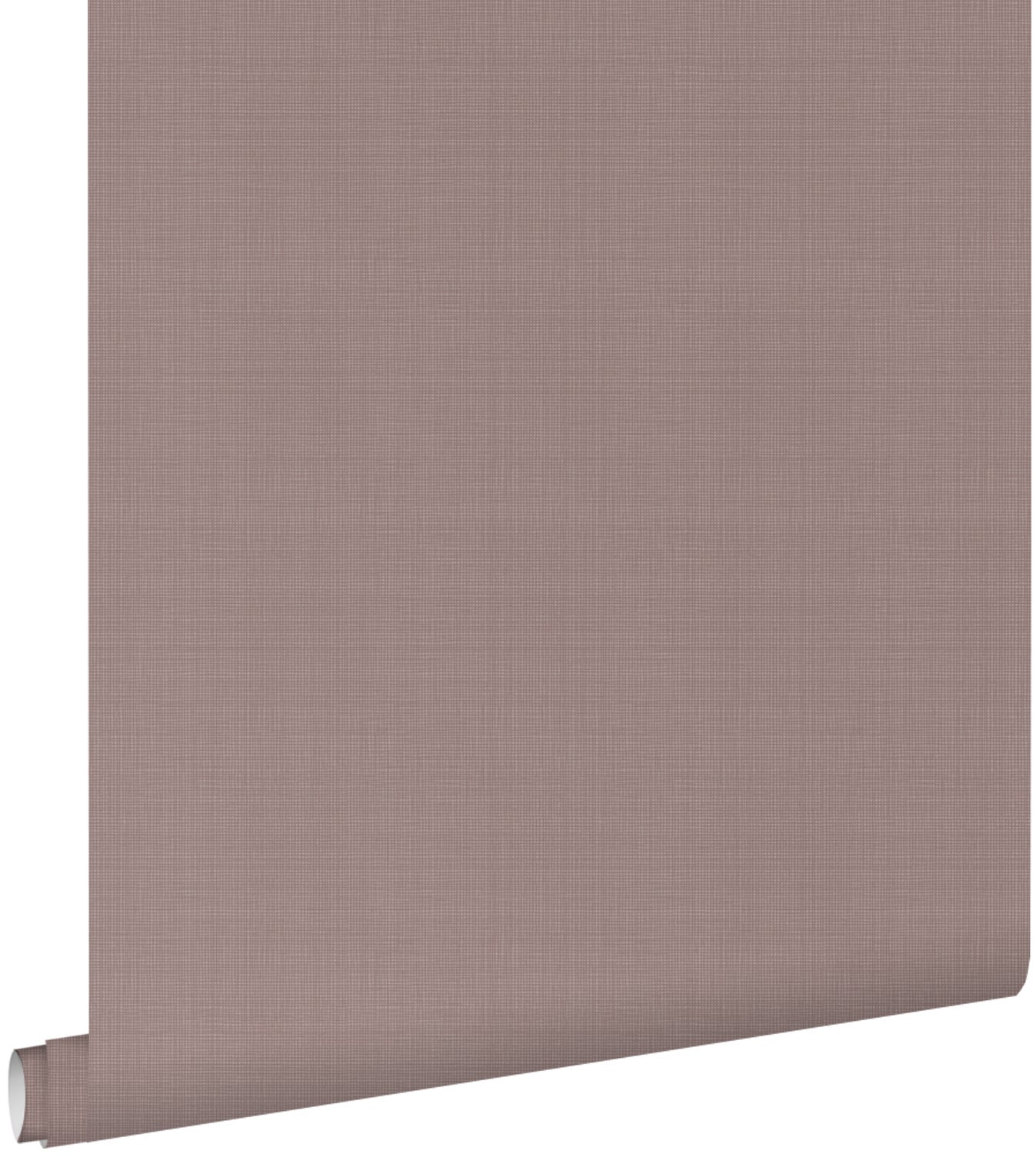 Tapeta lniana tekstura liliowo fioletowym - 53 cm x 10.05 m - ESTAHOME