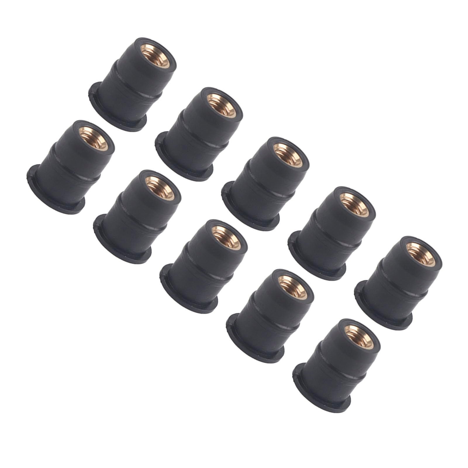 10 Pezzi Dadi In Gomma M5 Dadi 5 Mm / 0,2 Pollici Motocicli - Foto 8