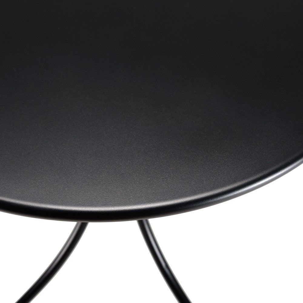 VIANNEY - Table de jardin ronde 2 personnes 70x70cm - 3