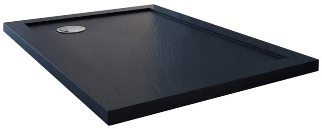 Piatto Doccia 70x90 cm in Acrilico Giordanoshop Floret 2 Antracite