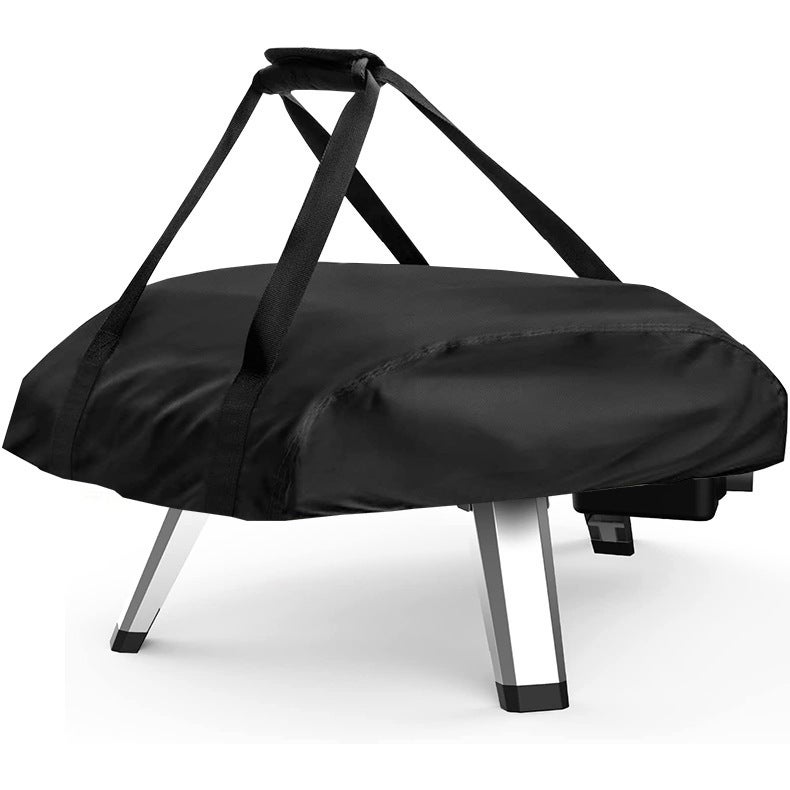 Piec do pizzy Koda 16, przenośny, zewnętrzny, z okapem gazowym 420d, kolor srebrny