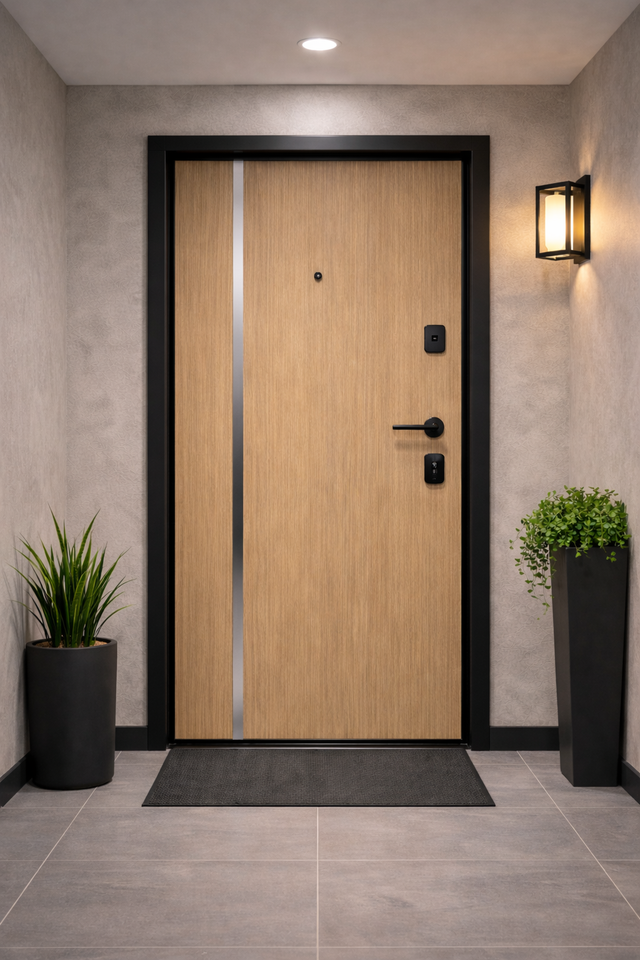 Porte blindée de sécurité PT03R 2050 x 960 x70 mm Droite