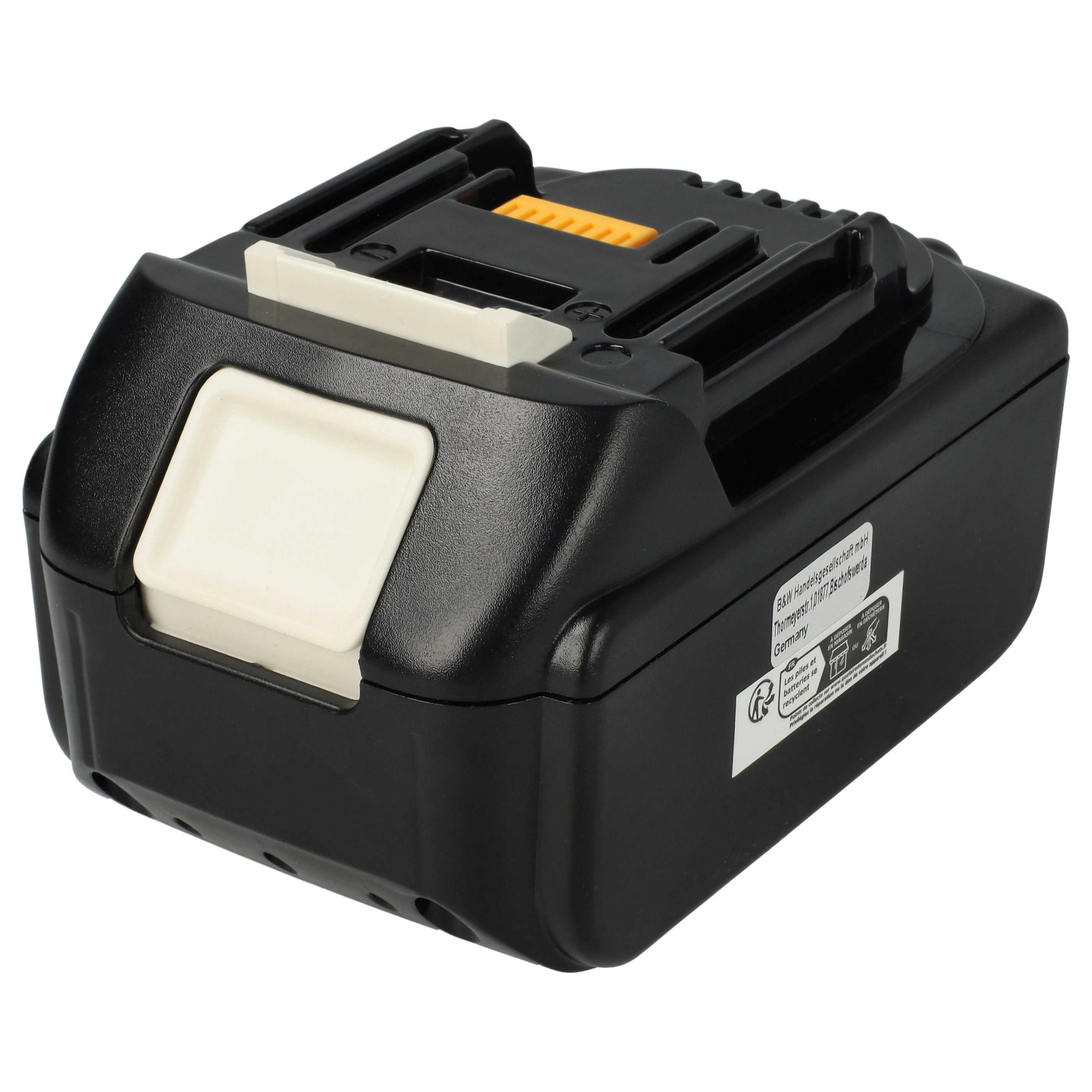 vhbw Batterie compatible avec Makita DF457Z, DF457DWE, DF457D, DF458DRFX, DF458DZ, DF454DZ, DGA452 outil électrique (4000 mAh, Li-ion, 18 V) - 2