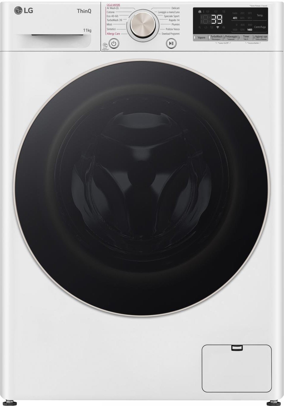 Lg F4r7011tswg Lavadora Carga Frontal 11 Kg 1400 Rpm Blanco , Leroy Merlin