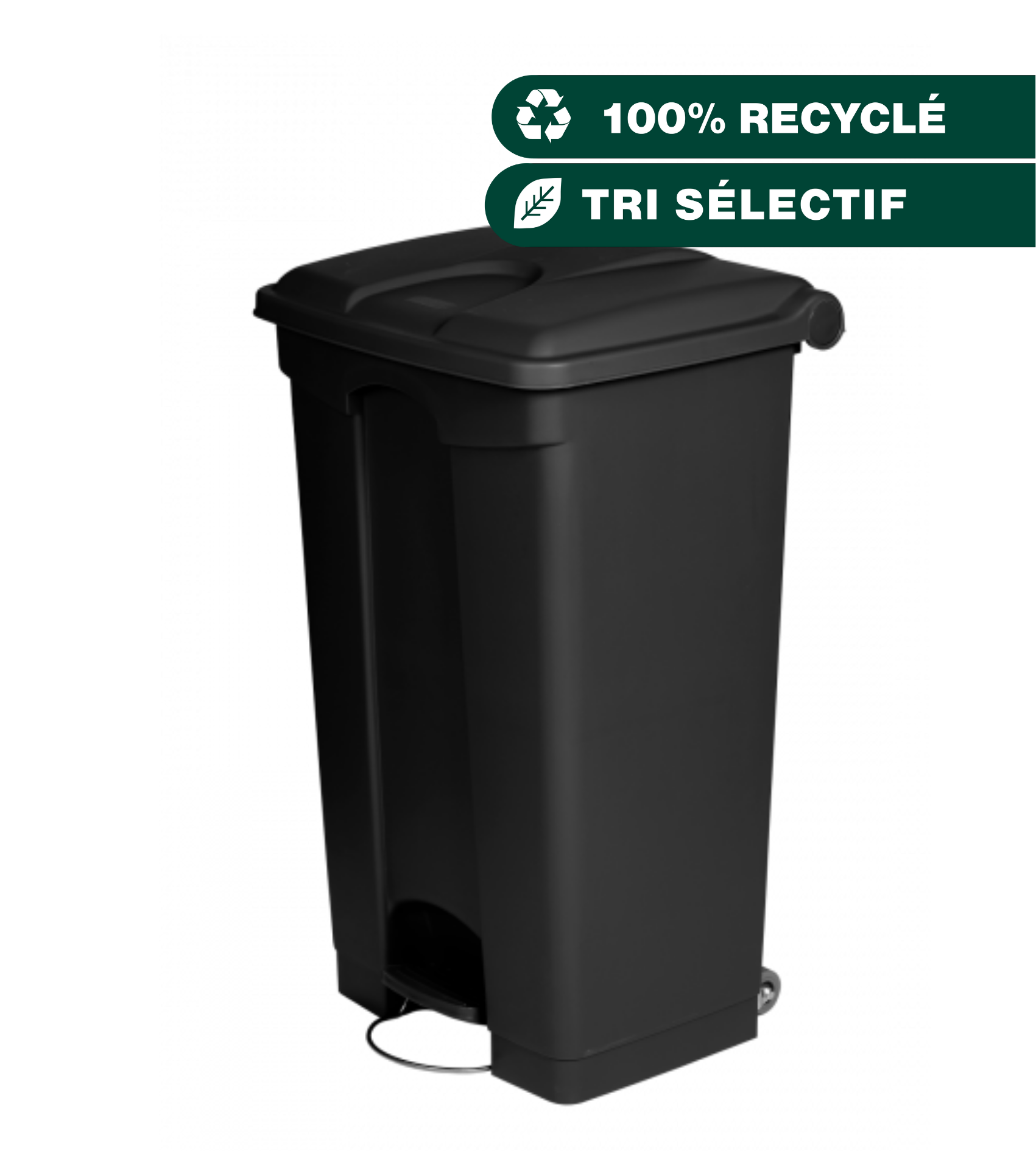 82L (Noir) Poubelle Recyclage Pliable Poubelle Tri Sélectif avec