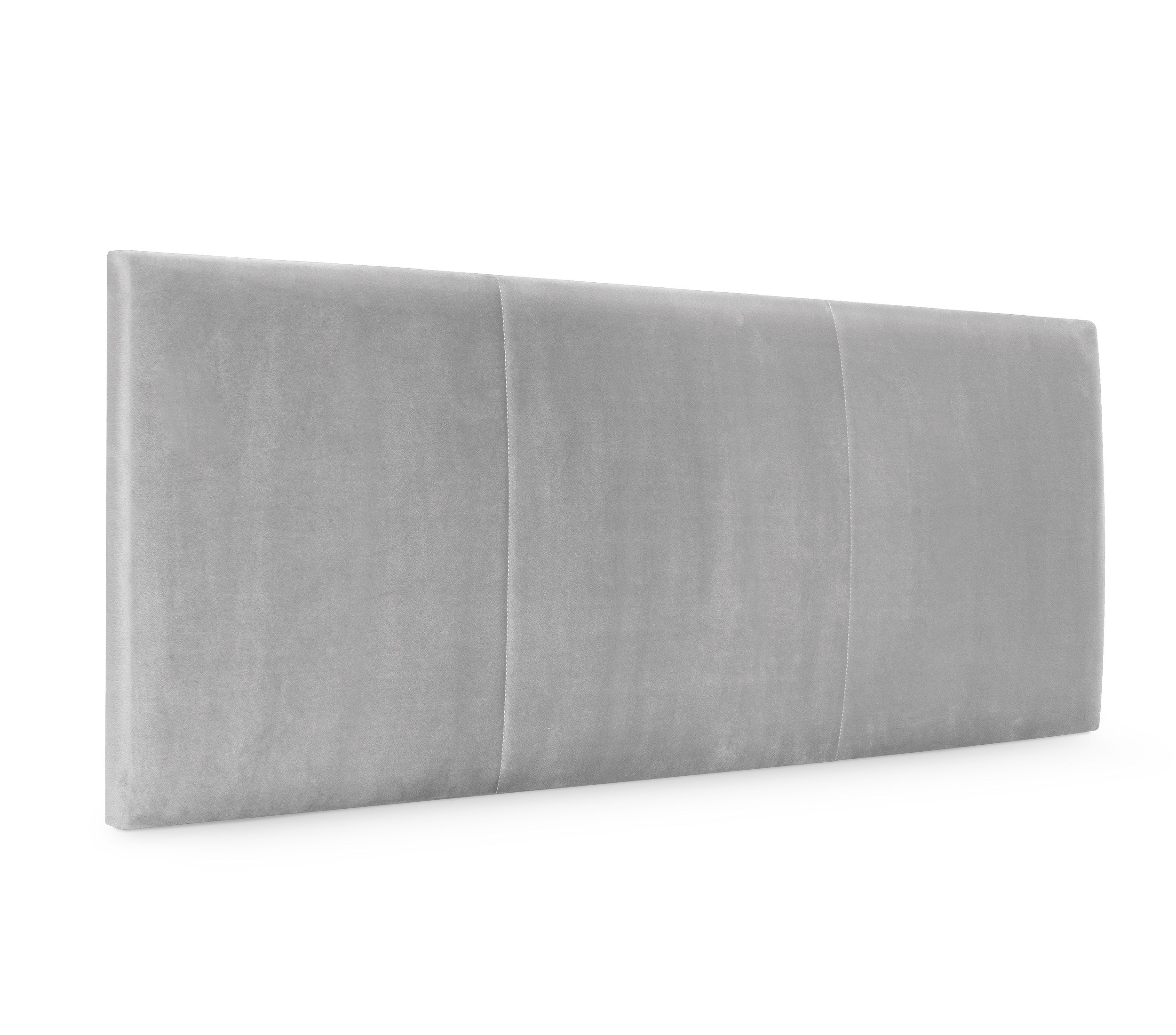 Dhome cabecero terciopelo alta gama modular liso moderno cabezal tapizado cama lujo dormitorio acolchado (terciopelo gris claro, 95cm)