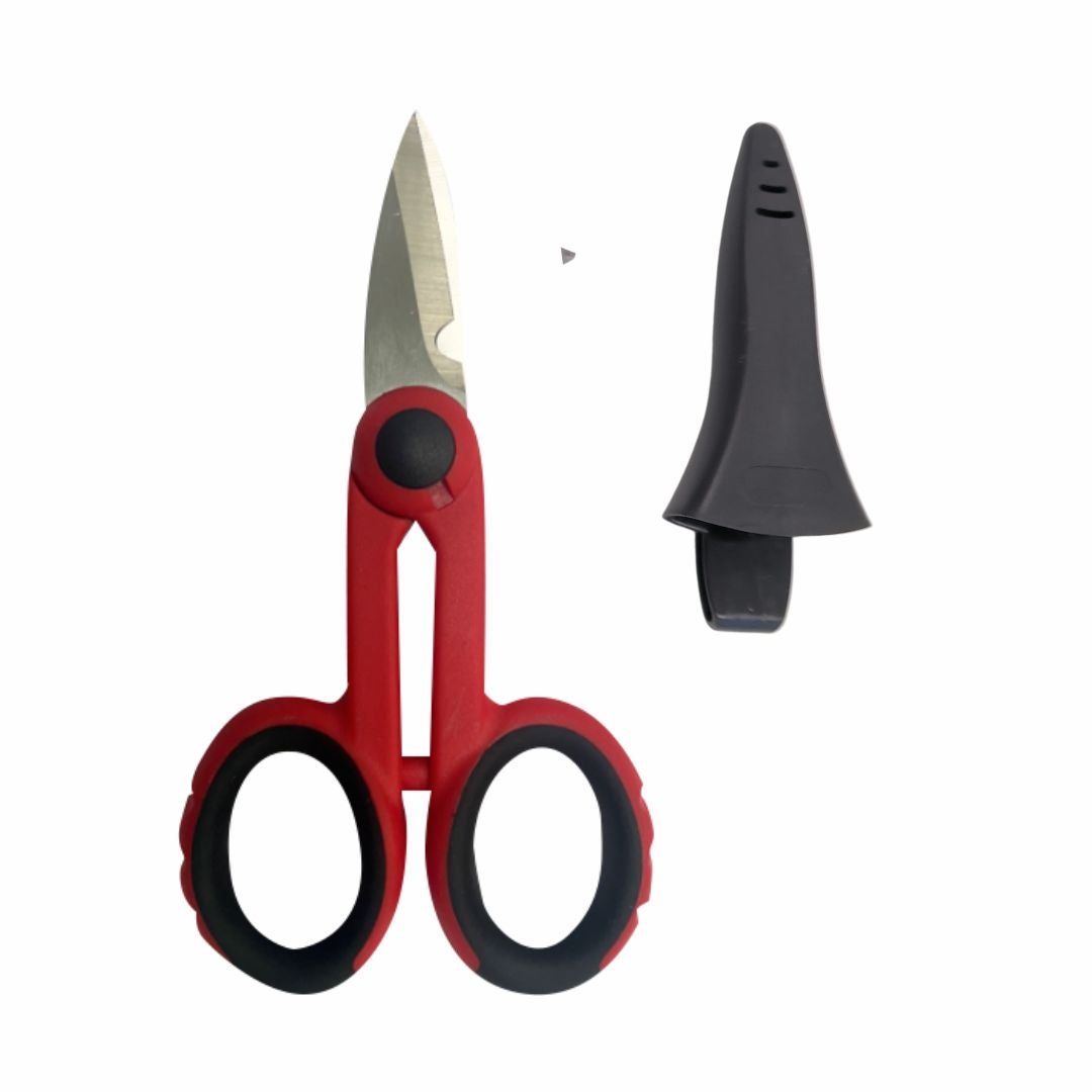 FORBICI DA ELETTRICISTA PROFESSIONALI MM.140 LAMA INOX - UNIFIX