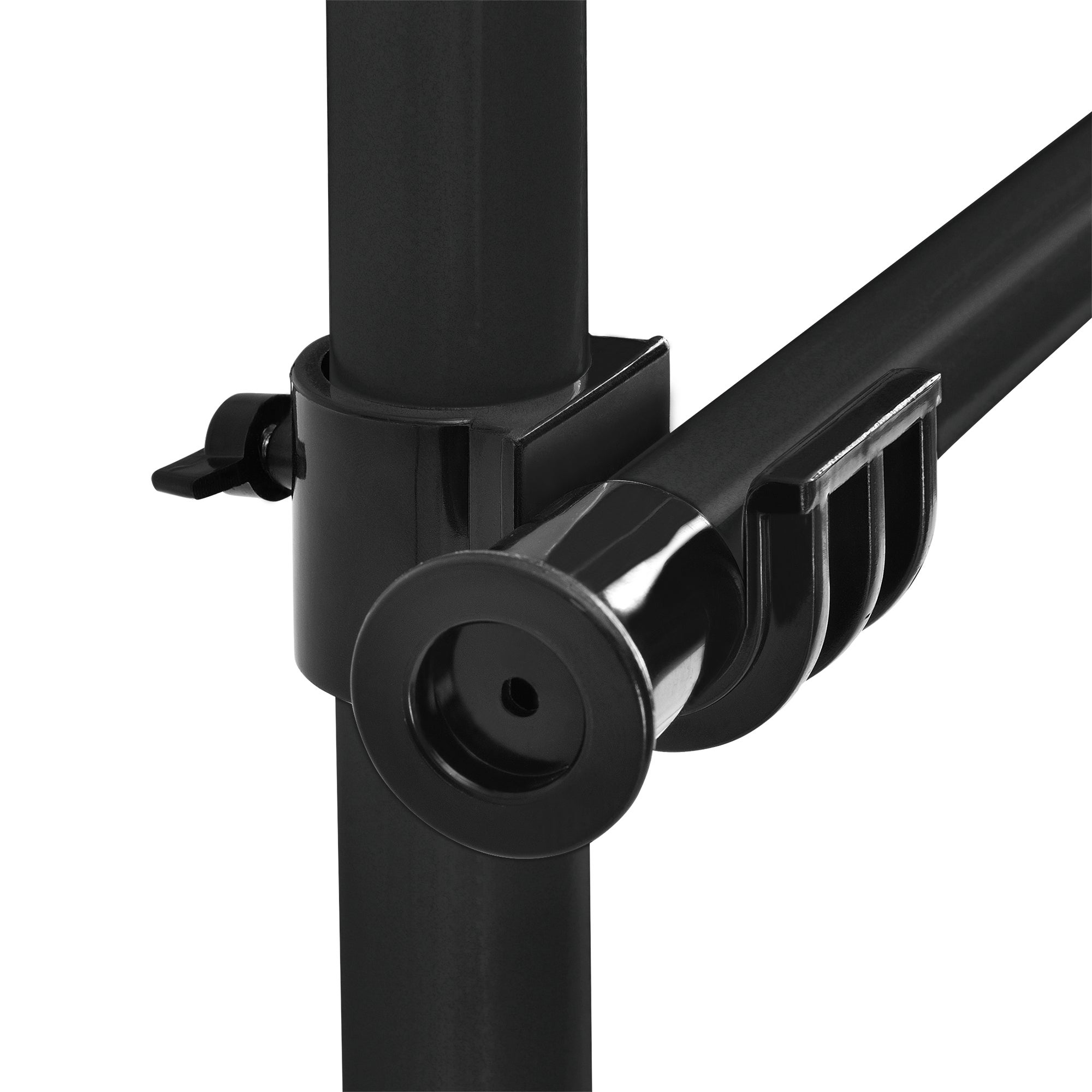 Penderie télescopique Kemi acier laqué 75 -115 cm noir [en.casa] - 5