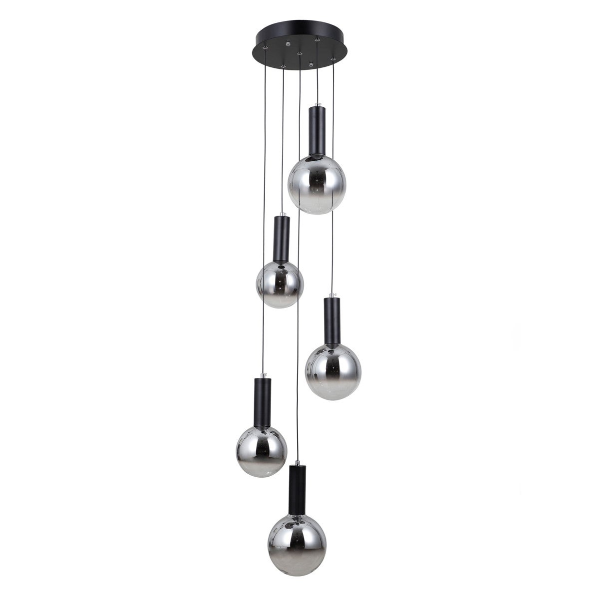 Lampa wisząca STRELA LED 25W Ciepła biel 1450lm czarna matowa wym: 120 x 35 x 35 cm Italux