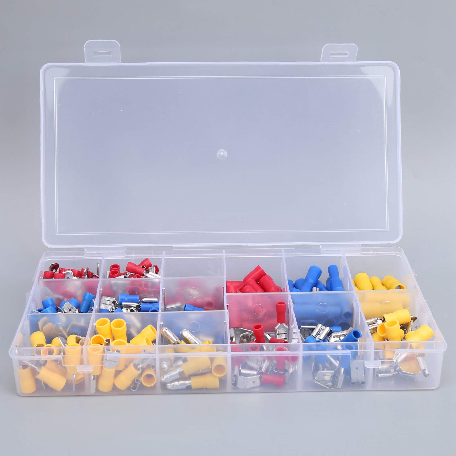 236 pezzi set di terminali a crimpare, blocco connettore tubo isolante, accessori per collegamento cavi - 4