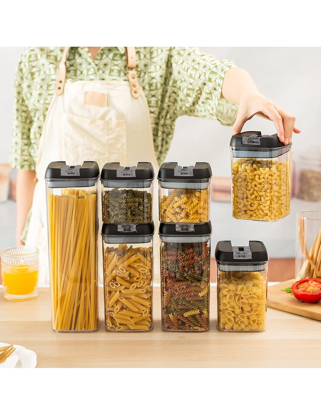SET DI CONTENITORI ALIMENTARI PER SOTTOVUOTO FRESH SET DI TRE PEZZI DA 450 ML - IT