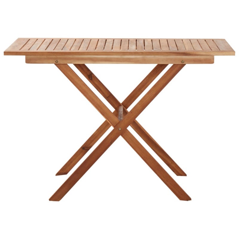 Table de jardin extensible rectangulaire en Rattan synthétique Marron 4 places - 2