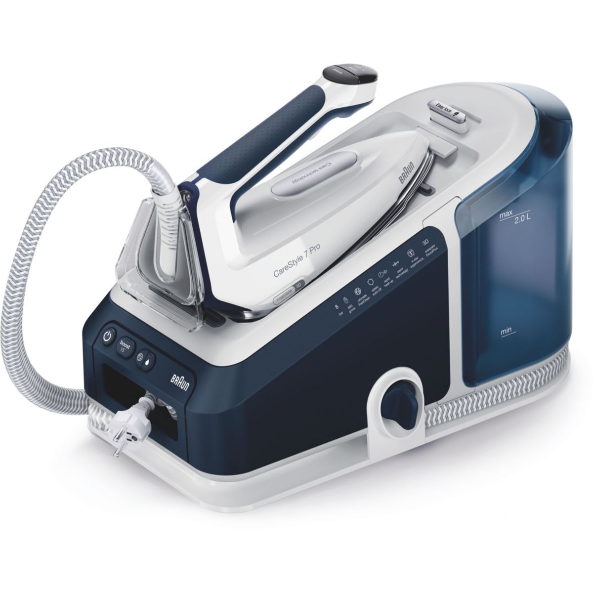 Braun Carestyle 7 Pro Is 7282 Bl 2700 W 2 L Eloxalplus Soleplate Azul , Leroy Merlin