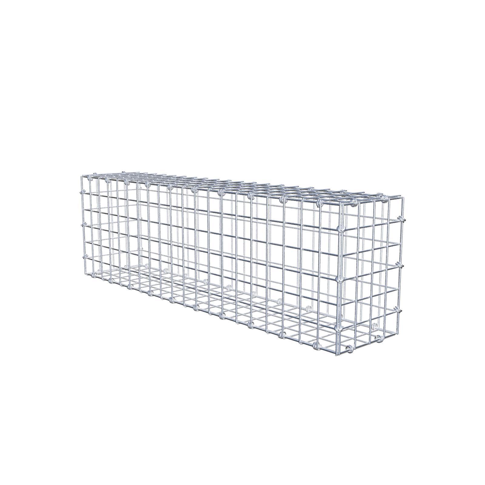 Gabion De Culture 50x50x30 Cm, Maille 5x5 Cm, Pour Jardin, Remplissage Pierres Naturelles