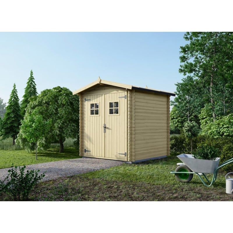 Domek ogrodowy ALTANKA 4 m2 - 2x2 m - 19 mm, drewniany, DOM565, 1szt.