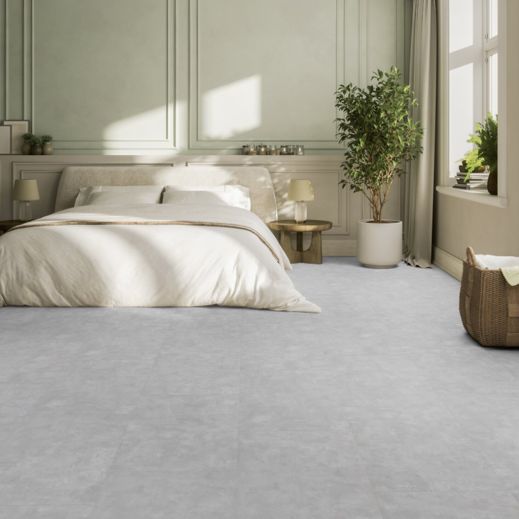 Dalle de sol PVC clipsable effet béton manhattan clear GERFLOR Senso Clic - 5