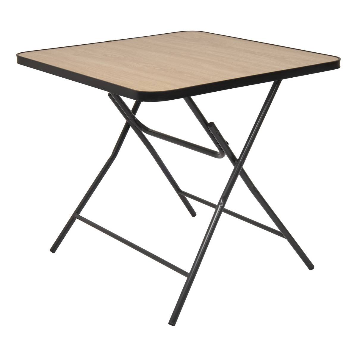 5Five Simply Smart Mesa Plegable Flexy Plus 4 Plazas 80X80cm 5Five Negro , Leroy Merlin