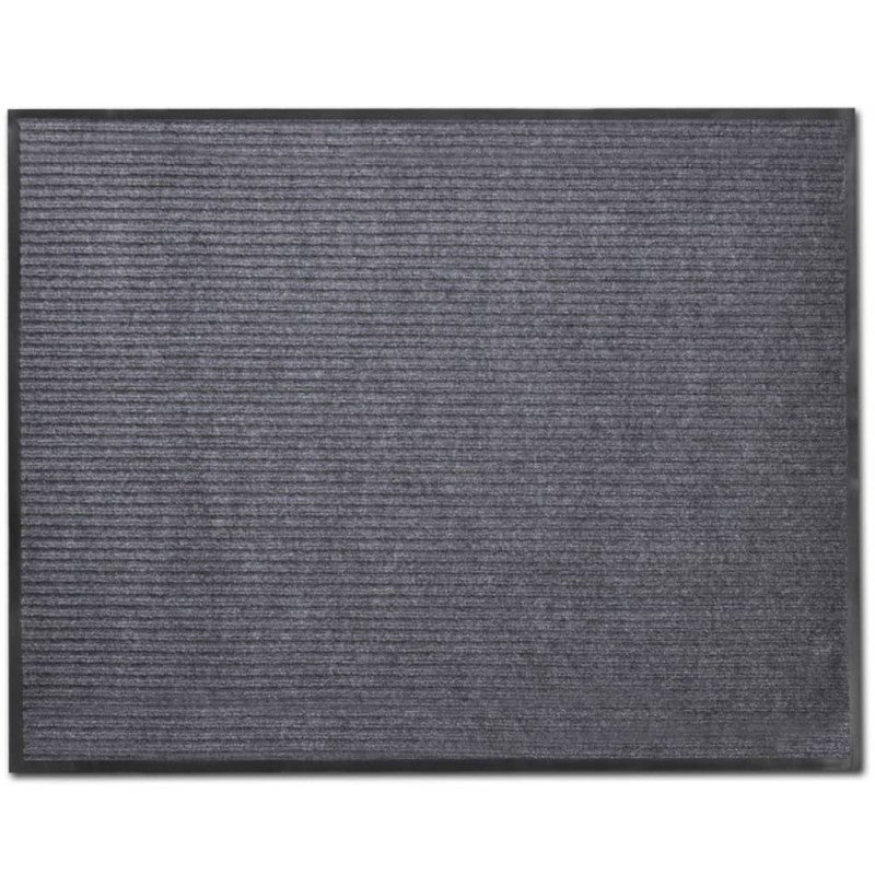 Wycieraczka, szara, 90x120 cm, PVC vidaXL