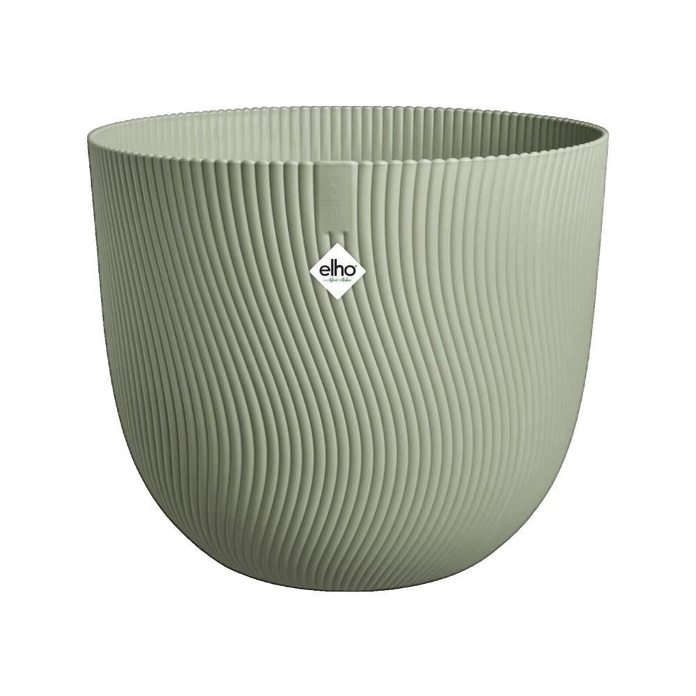 Round flower pot Sereh 30 - Green Ø 29.5 x height 25 cm 100% recycling - Elho