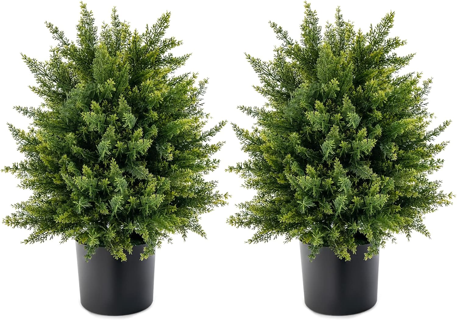 Albero di Natale Artificiale a Cono di Cedro da 120 cm, Ignifugo ed Ecologico, p