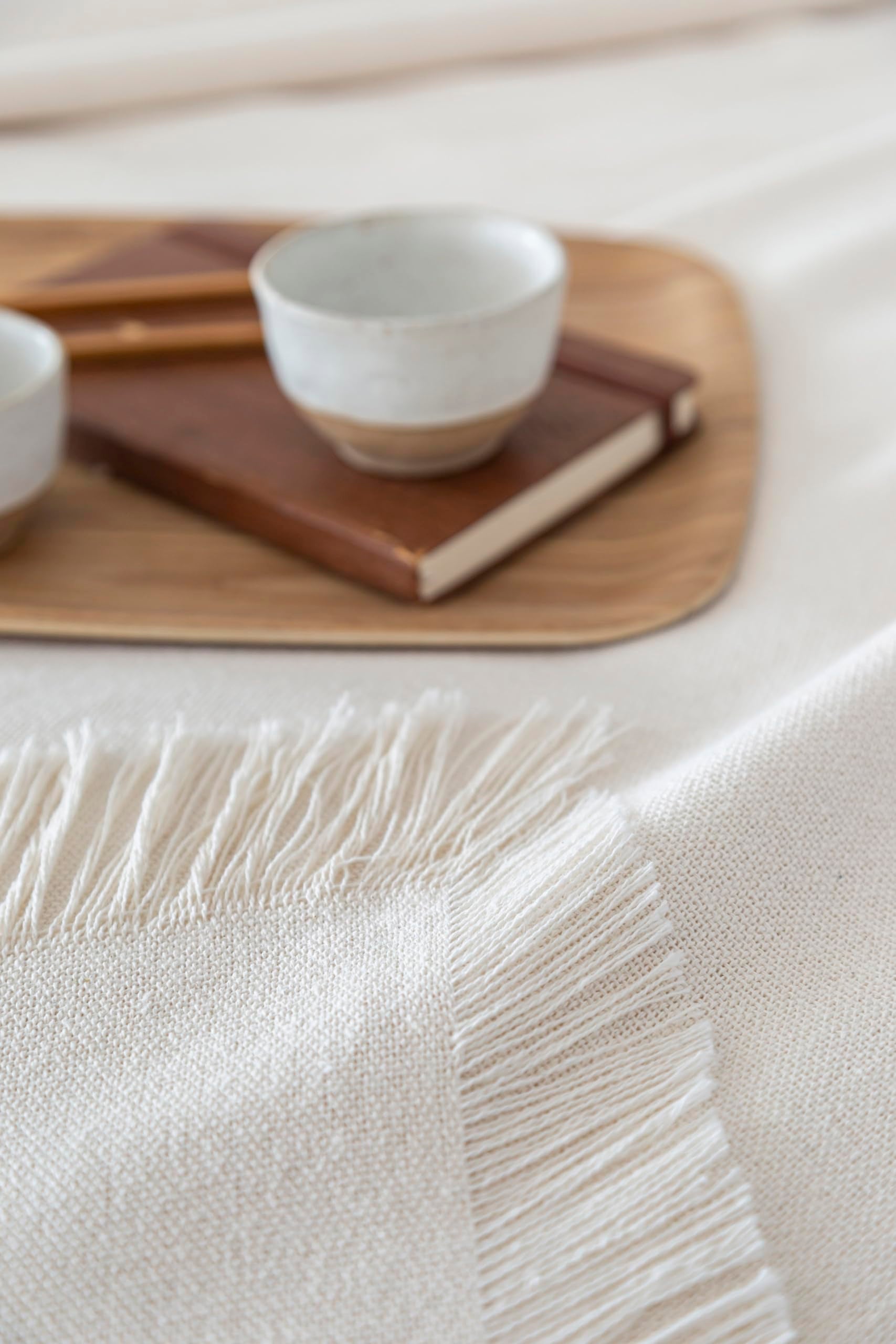 Todocama, Copriletto multiuso per divano, coperta in pile, plaid per letto, copriletto, prodotto in Spagna, in tinta unita (230 x 260 cm, panna) - 2