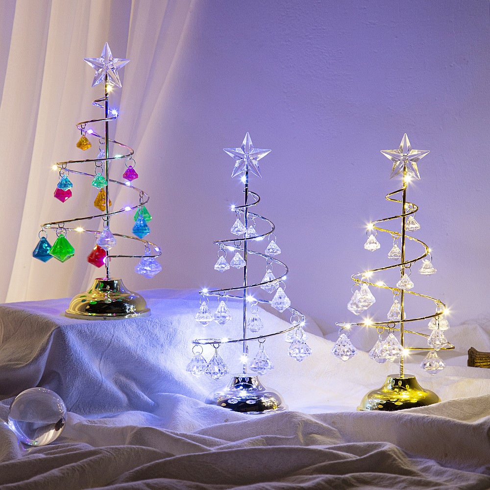 Sapin De Noël Lumineux LED Multicolore - Idée Cadeau Veilleuse