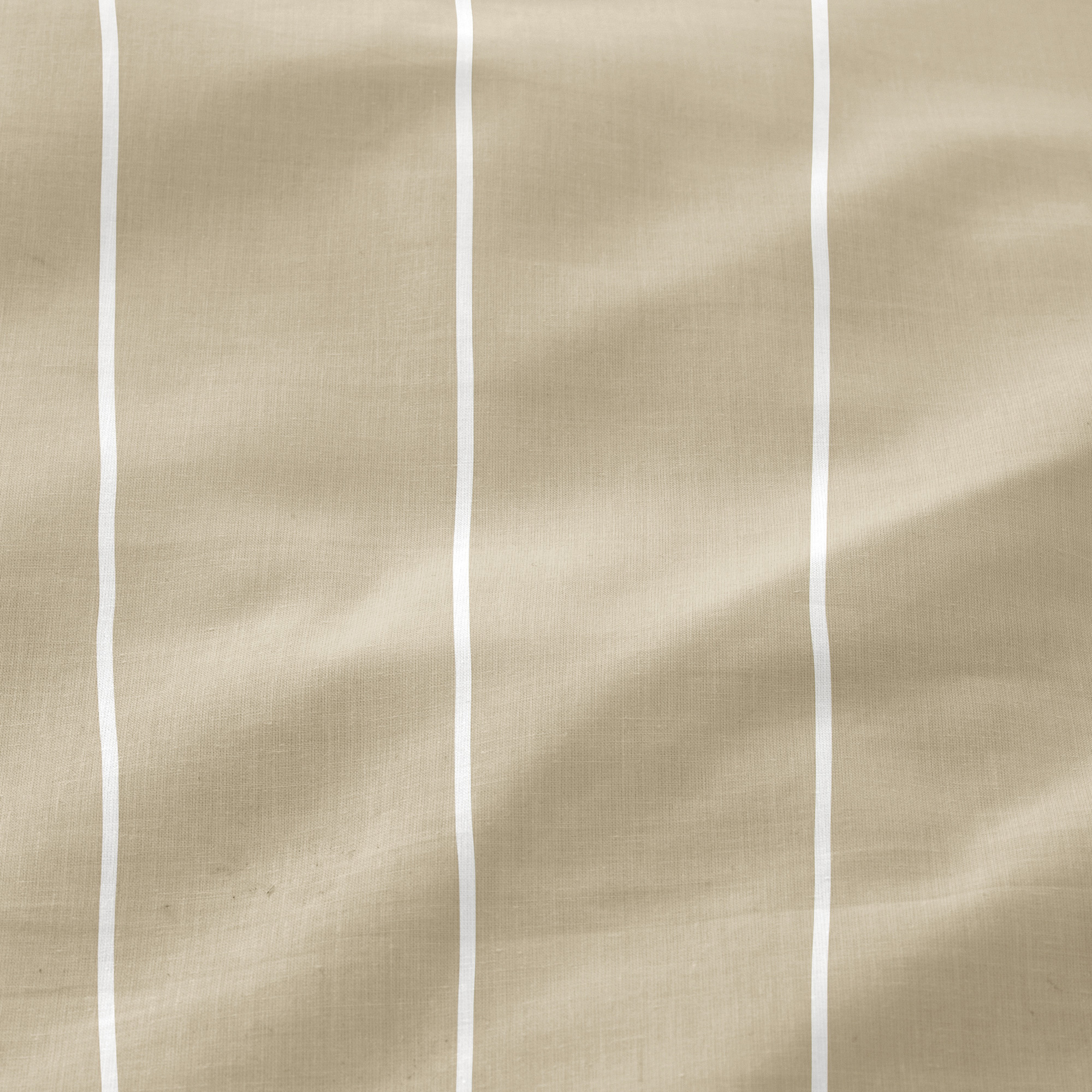 Housse de couette 100% coton 260x240 cm + 2(50x90) cm pierre - Nairi - 5