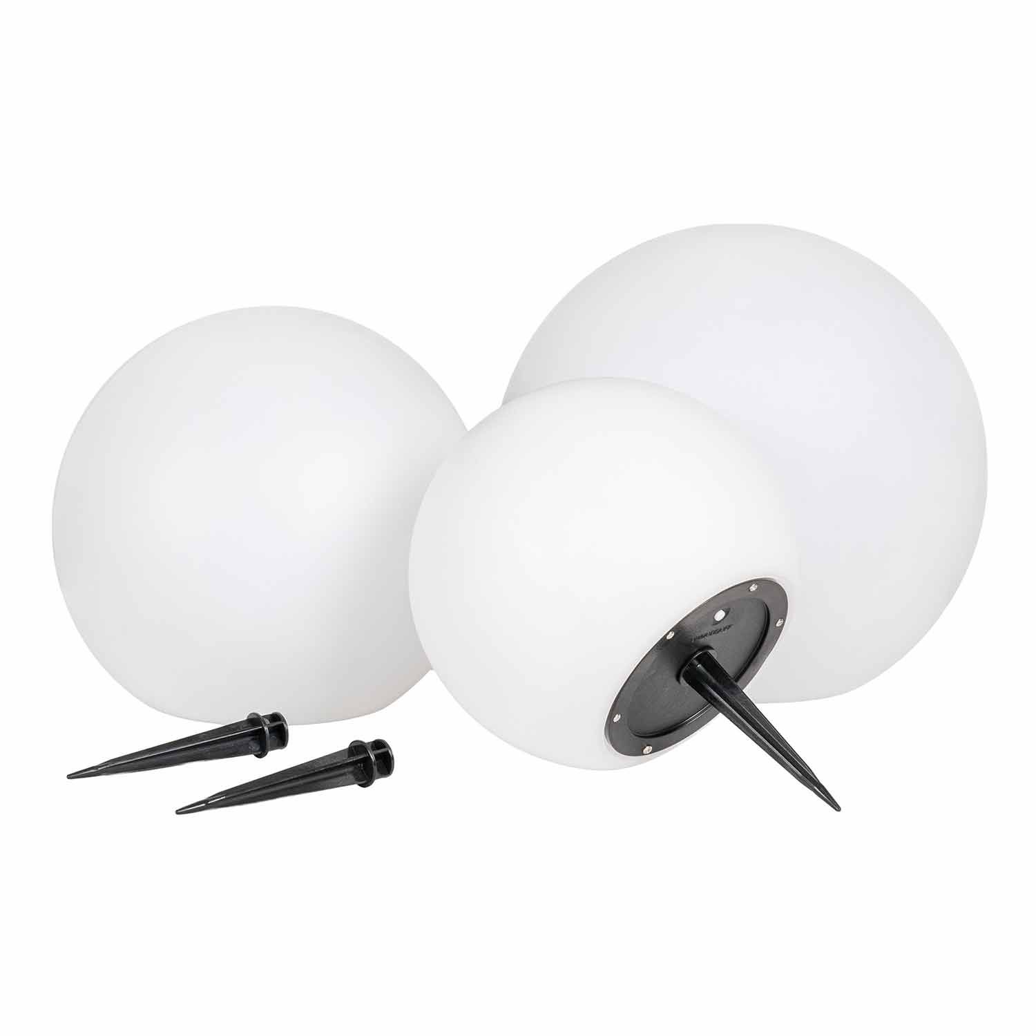 Lifton lampa lampa słoneczna LED zestaw 3 biały.