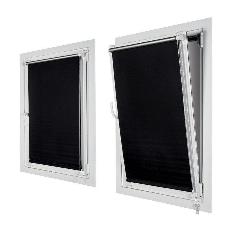 Tende Oscuranti Nere Senza Foratura - 60x180 Cm, Autoadesive, Portatili, Per Camera Da Letto