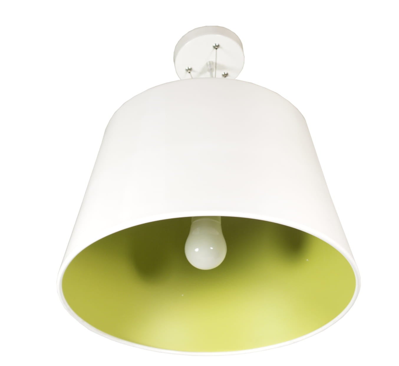 Lampa wisząca ENYO biało-zielona 1 x E27 x 60W wym: 90 x 40 x 40 cm Candellux