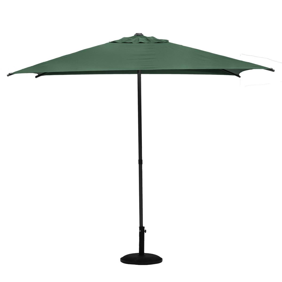 Parasol droit carré Soya Vert Olive - Hespéride - 2