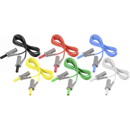Set De Cordons De Mesure Voltcraft MS-2 Banane Mâle 4 Mm - Neuf Pour Multimètre Et Tests