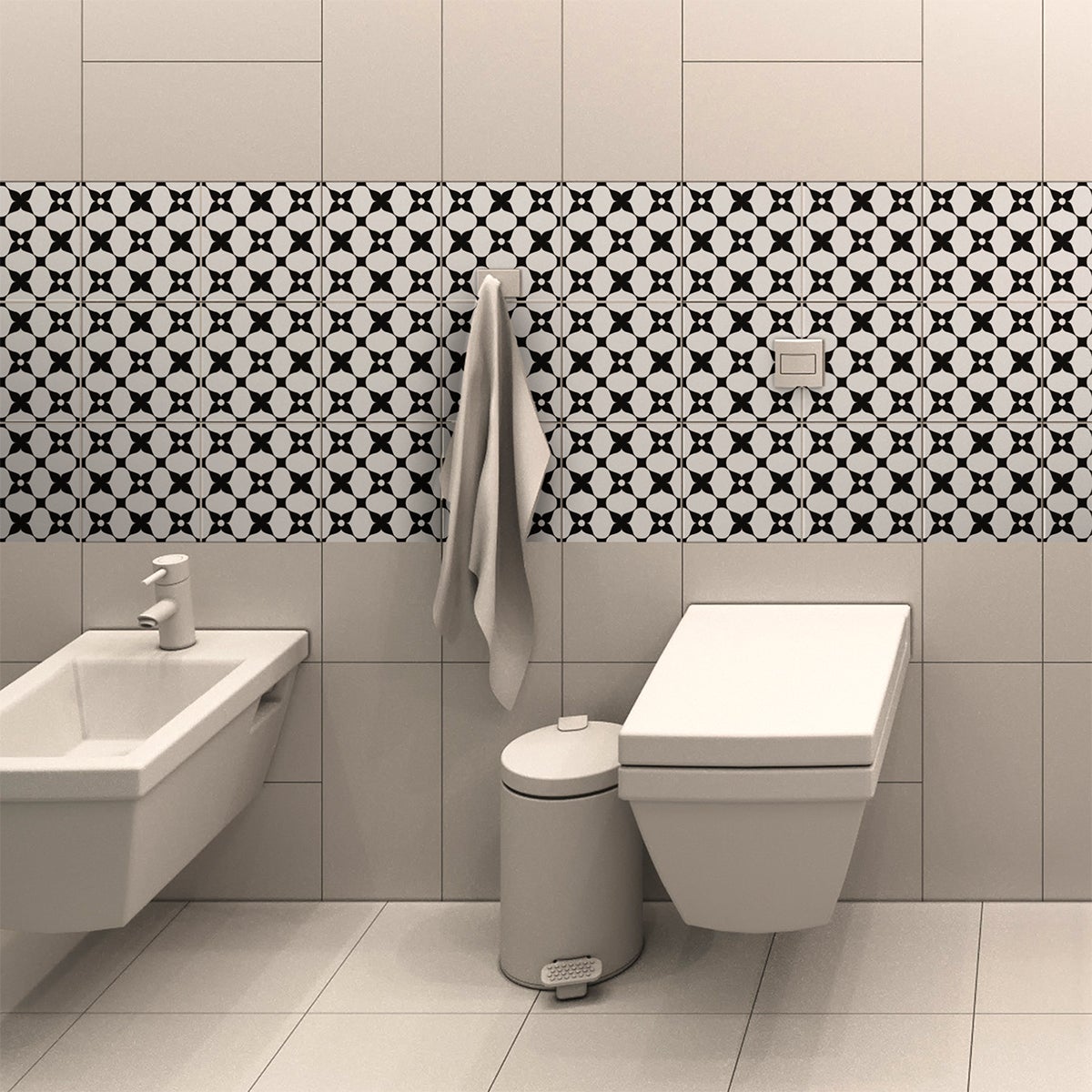 9 adesivi piastrelle azulejos Tonino - Sticker adesivo - adesivi murali - 9stickers20x20cm - 4