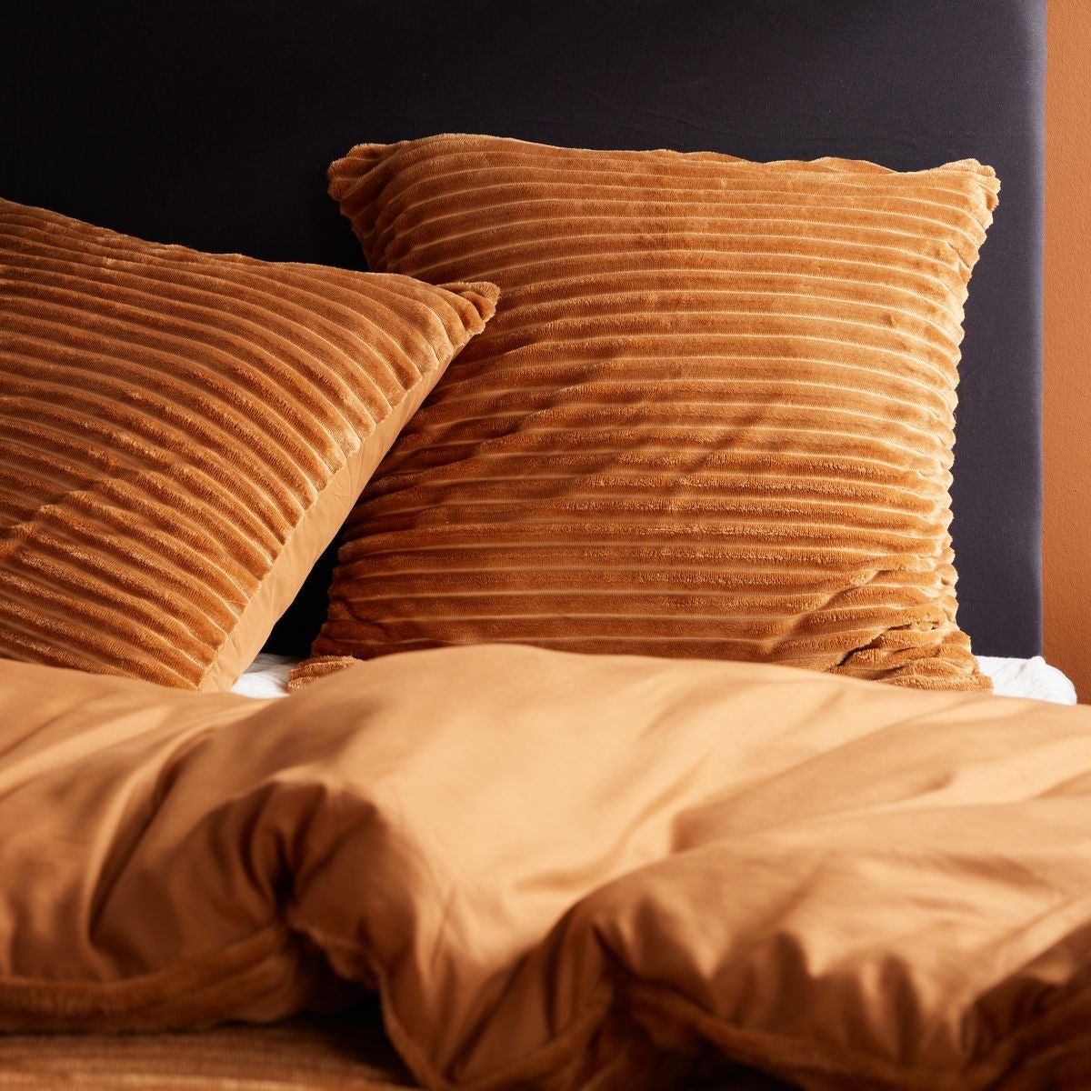 Parure de lit uni polaire MOKA - 2