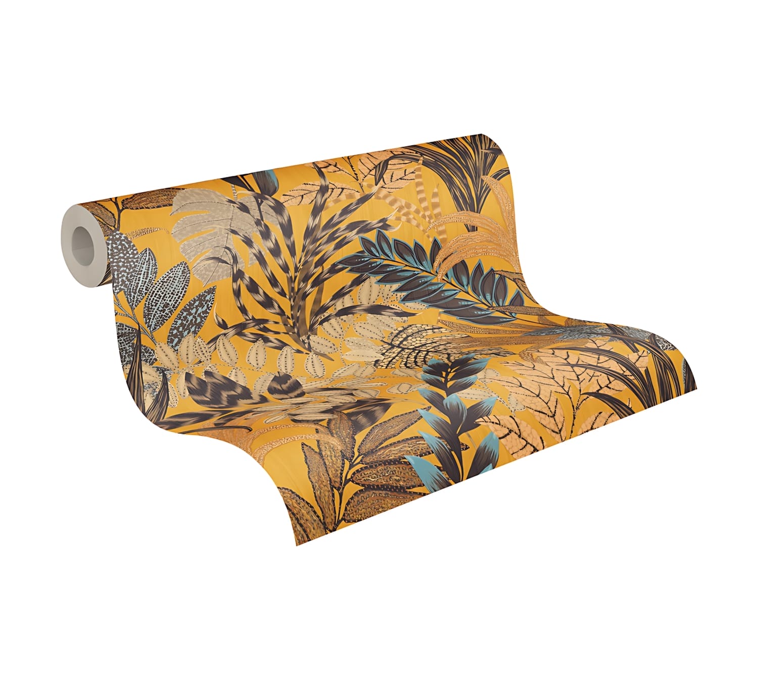 Profhome 378601-GU Carta da parati floreale leggermente strutturata opaco 5,33 m2 - 2