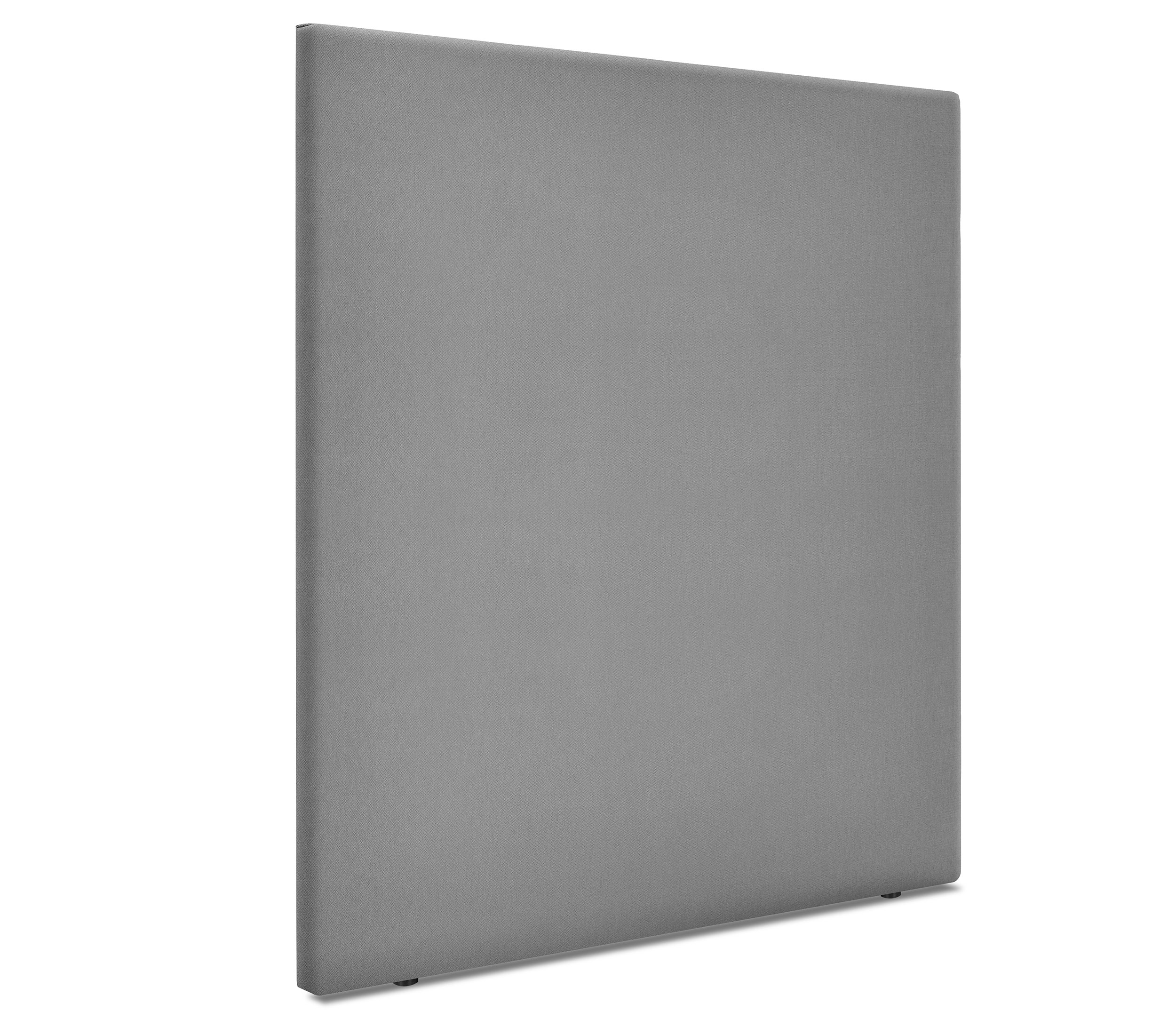 Dhome cabecero de tela aqualine liso hasta el suelo 110x120cm camas 105 - gris
