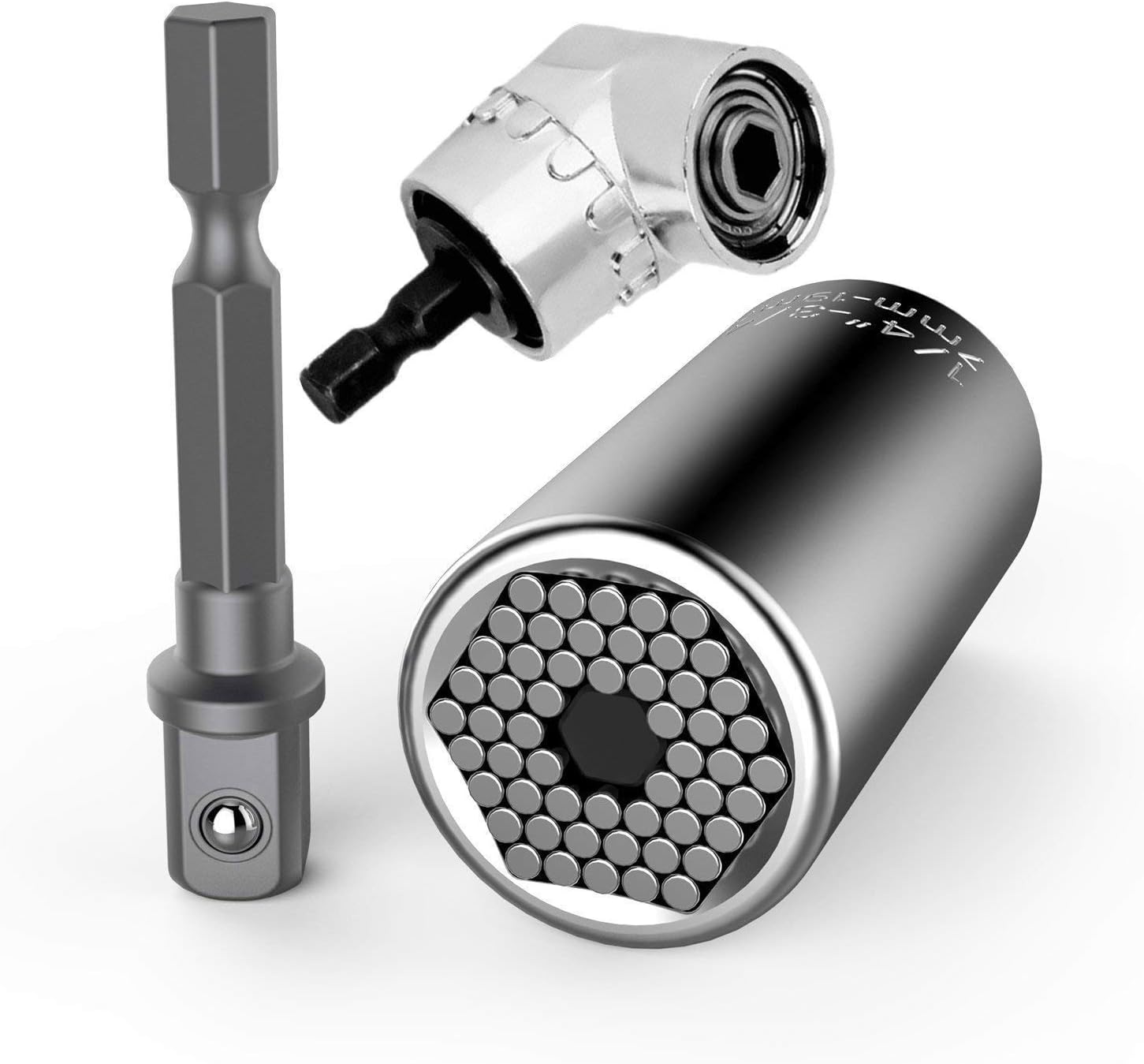 Uniwersalny klucz nasadowy 7-19 mm ze śrubokrętem 105° Adapter narzędzie wielofunkcyjne do napraw