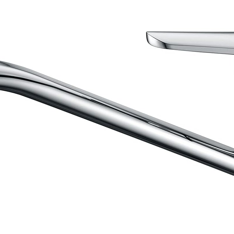 Bateria zlewozmywakowa, jednouchwytowa bateria kuchenna, obrotowa bateria kuchenna 360°, kompletne węże ciepłej i zimnej wody