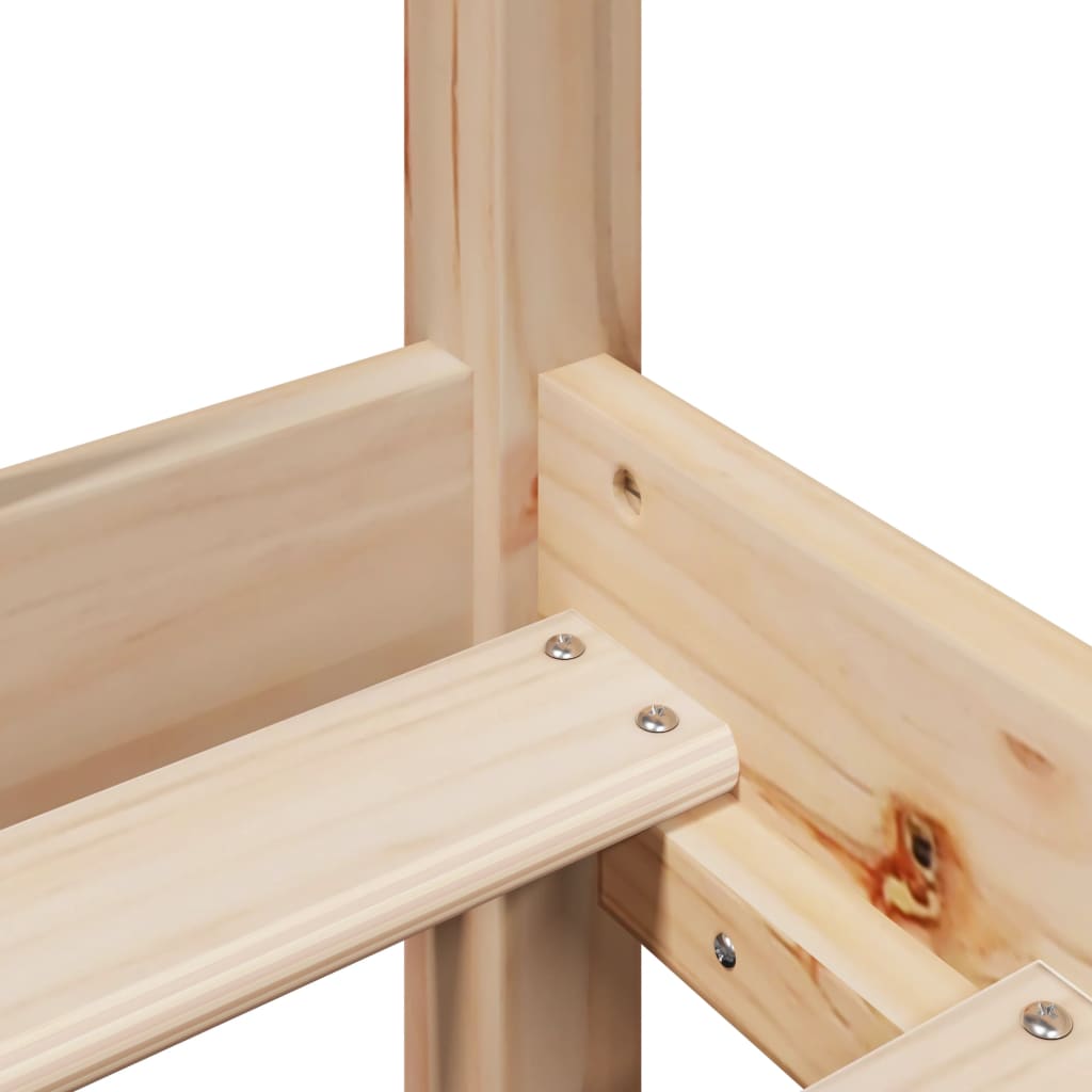 Lit double，Lit adulte，Cadre de lit sans matelas 120x190 cm bois de pin massif CSW9658421 - 9