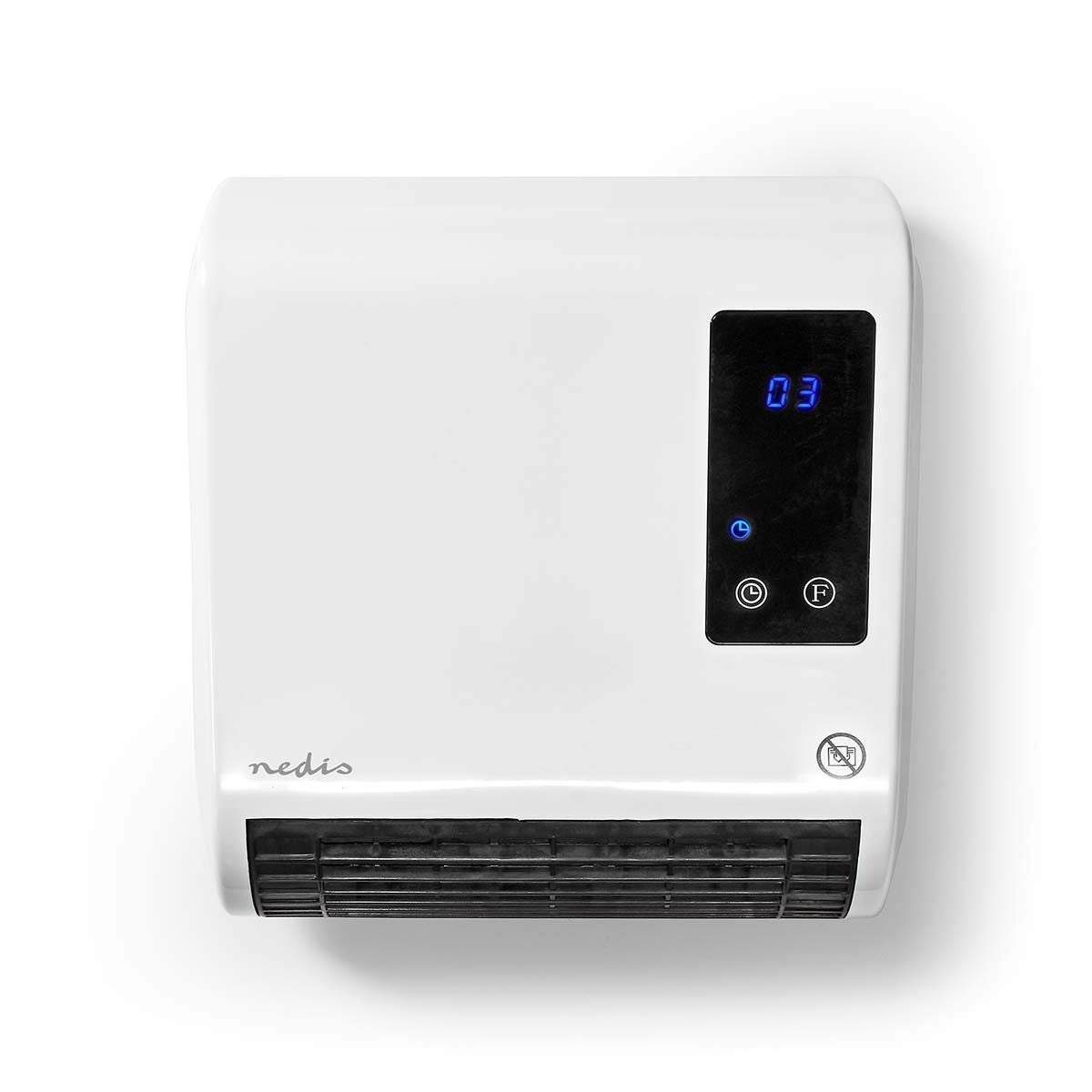 Aquecedor elétrico ventilado 2000 W com controlo remoto programável – Para casa de banho, aquece até 20 m² – NEDIS - 3