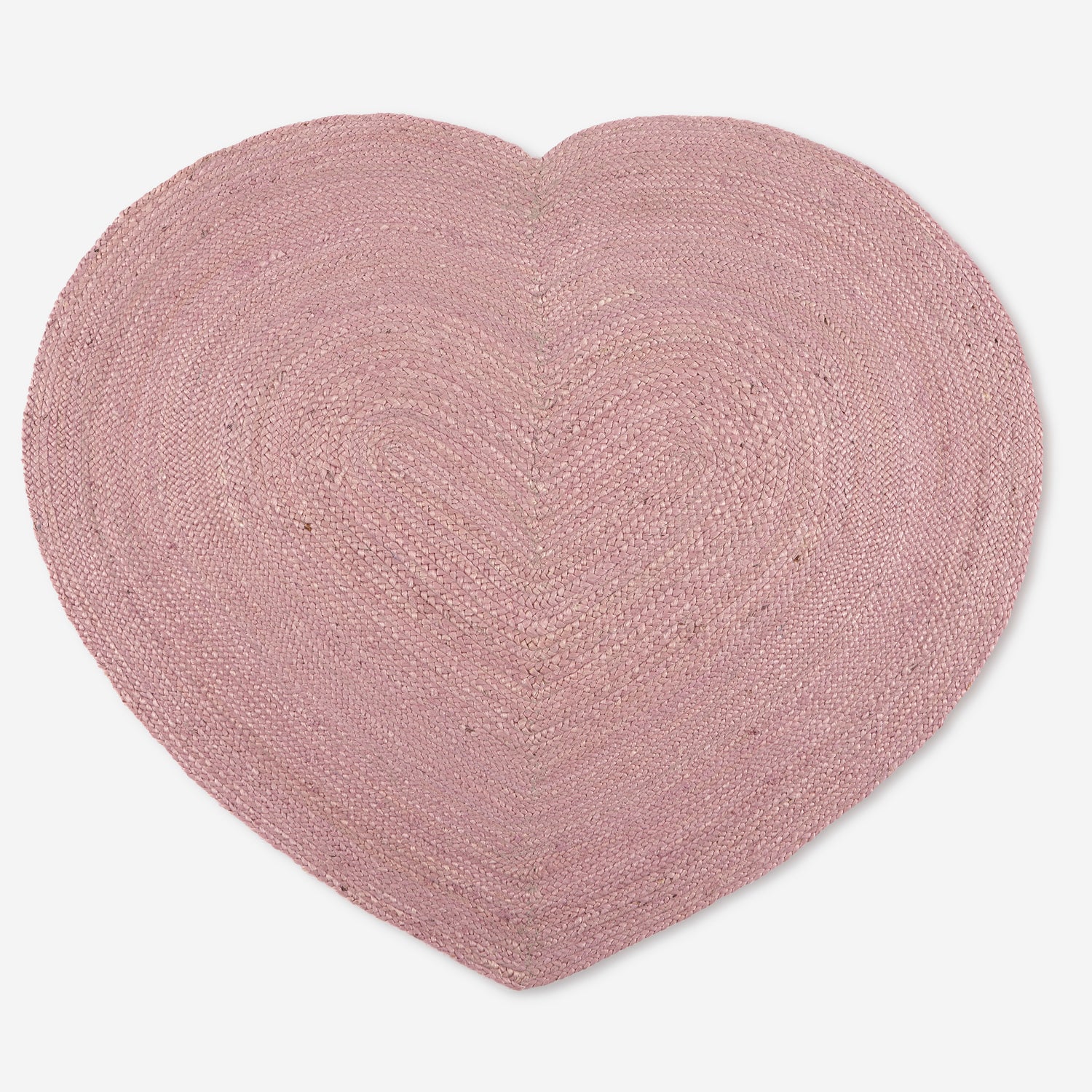 Podkładka stołowa z juty serce różowe 45x55 cm | Ręcznie wykonana, wytrzymała i dekoracyjna