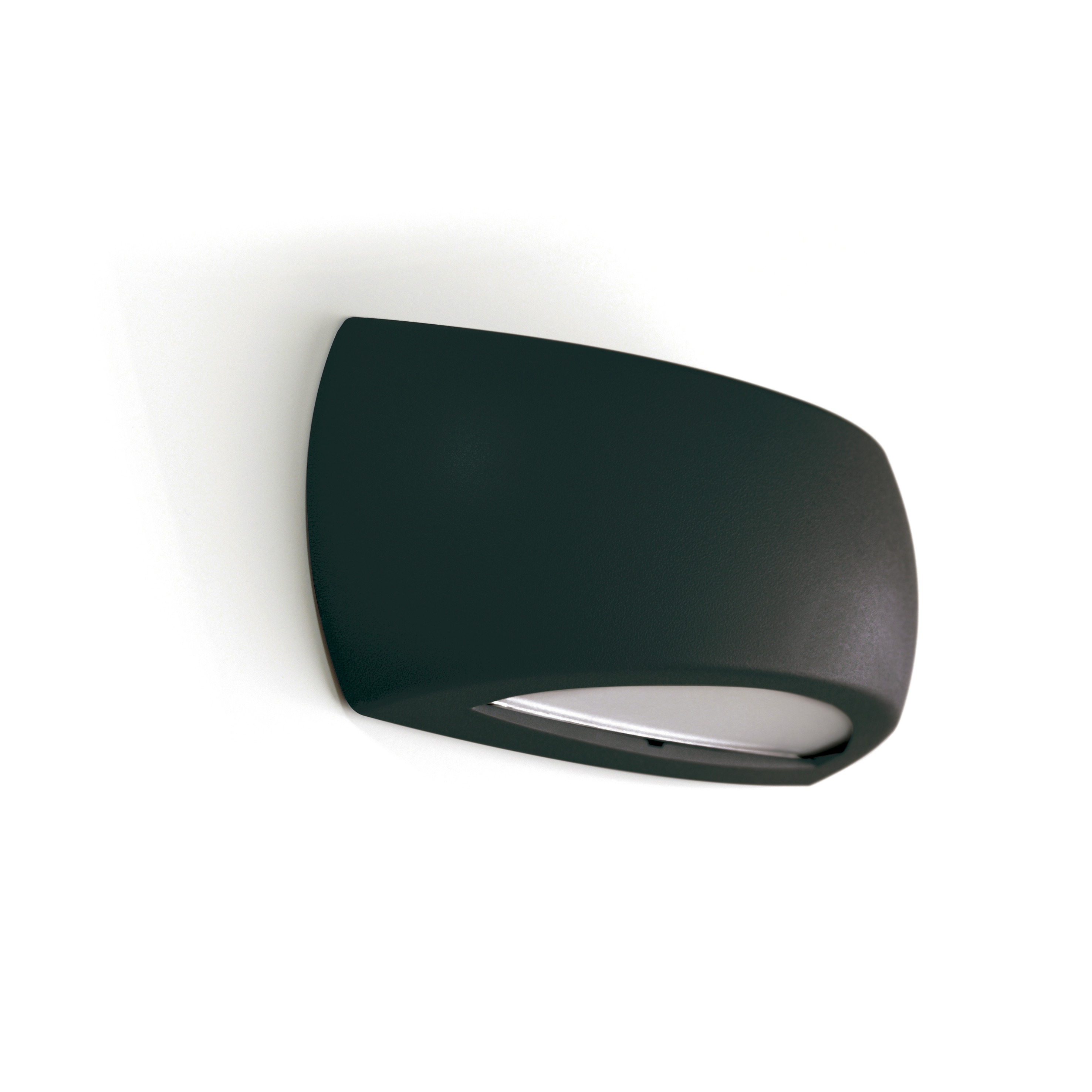 Aplique calm ip66 e27 led filament 6w 800lm 2700k crepuscular,movimiento up-down negro