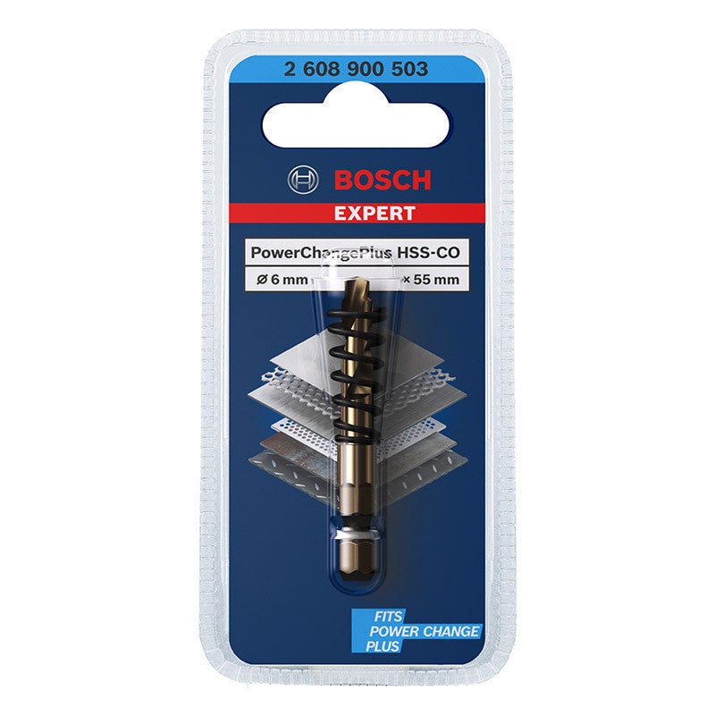 Wiertło centrujące Bosch Power Change Plus sześciokątne 6 mm trwałe