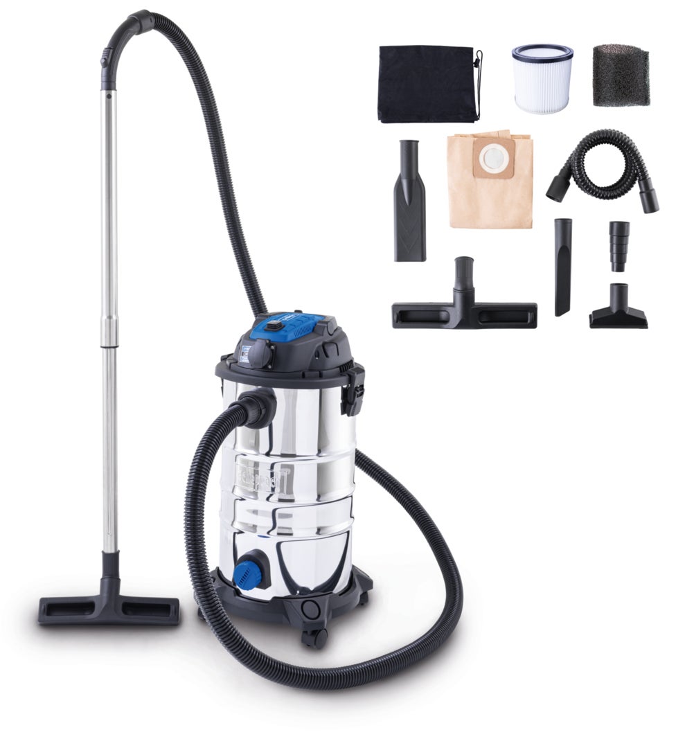 Scheppach Aspirateur eau et poussières 3en1 VC30 Premium capacité 30L — free download