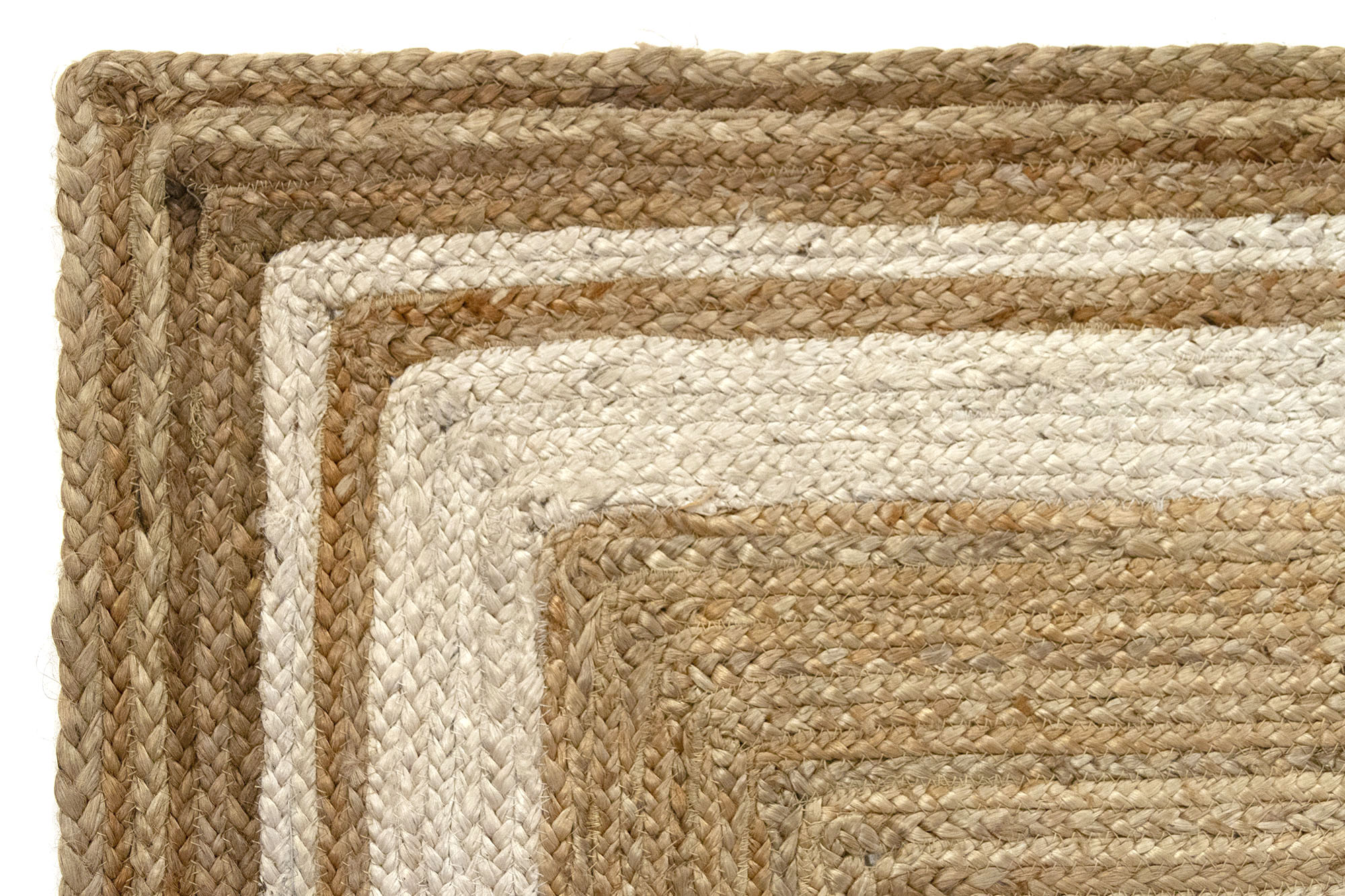 Hamid - Tapis en jute naturel ALHAMBRA GREC 230x160cm - Tapis pour salon, chambre, salle familiale - 7