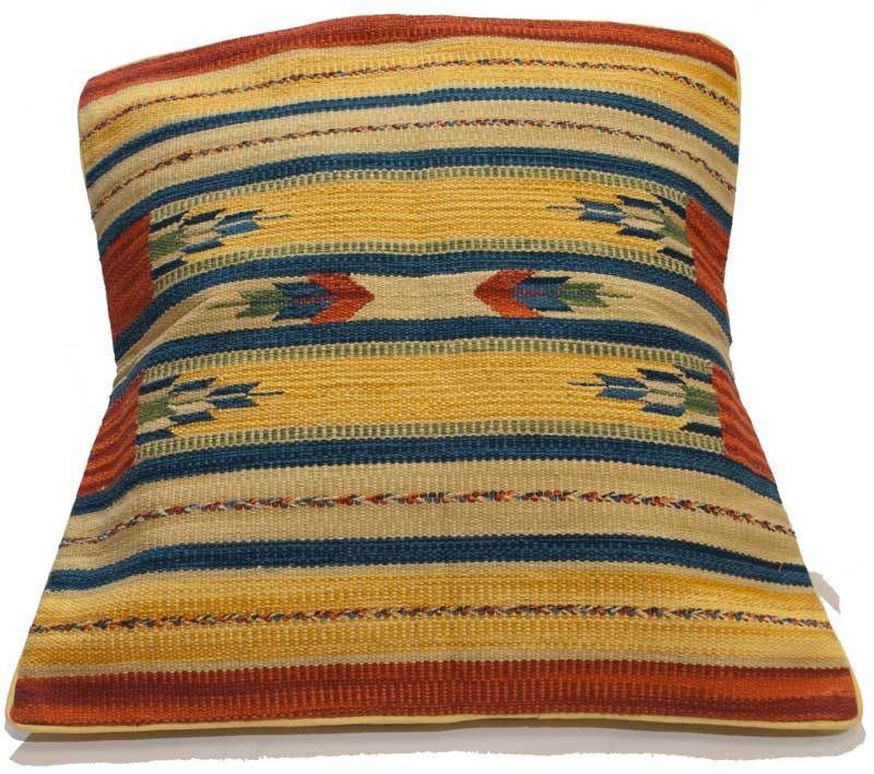 Galleria farah1970 - 40x40 CM Oryginalna ręcznie robiona poduszka Kilim Square LUB