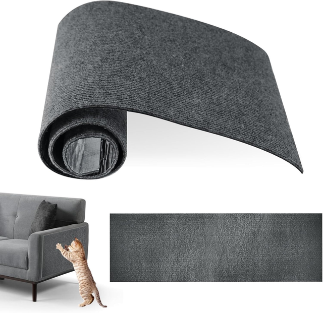 Protetor Anti-arranhões para Sofá de Gatos, Poste de Arranhador Autocolante 30x100cm, Protetor de Alcatifas e Móveis, Aparável Faça Você Mesmo
