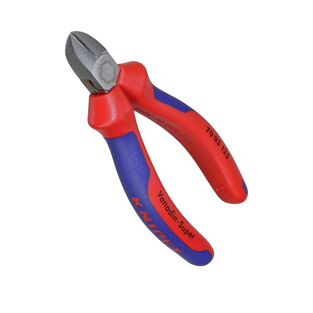 Obcinaczki KNIPEX chromowane 125 mm ergonomiczne uchwyty