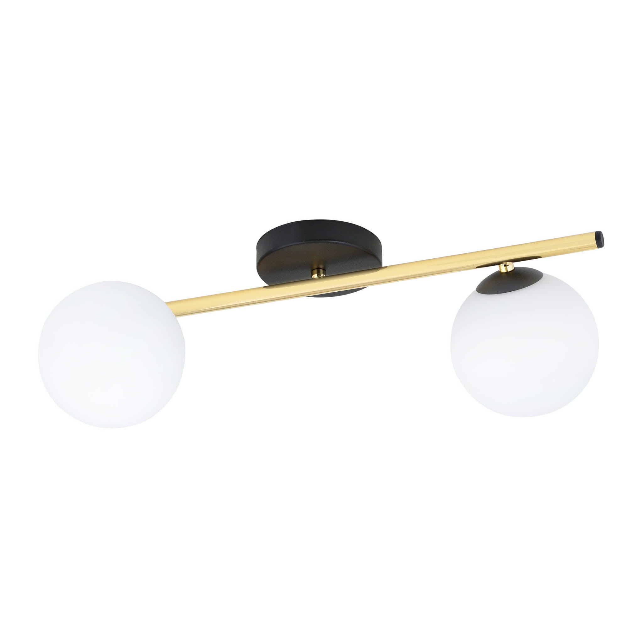 Lampa sufitowa wisząca Splendi złota 2xE14x10W wym: 20 x 55 cm metal Emibig