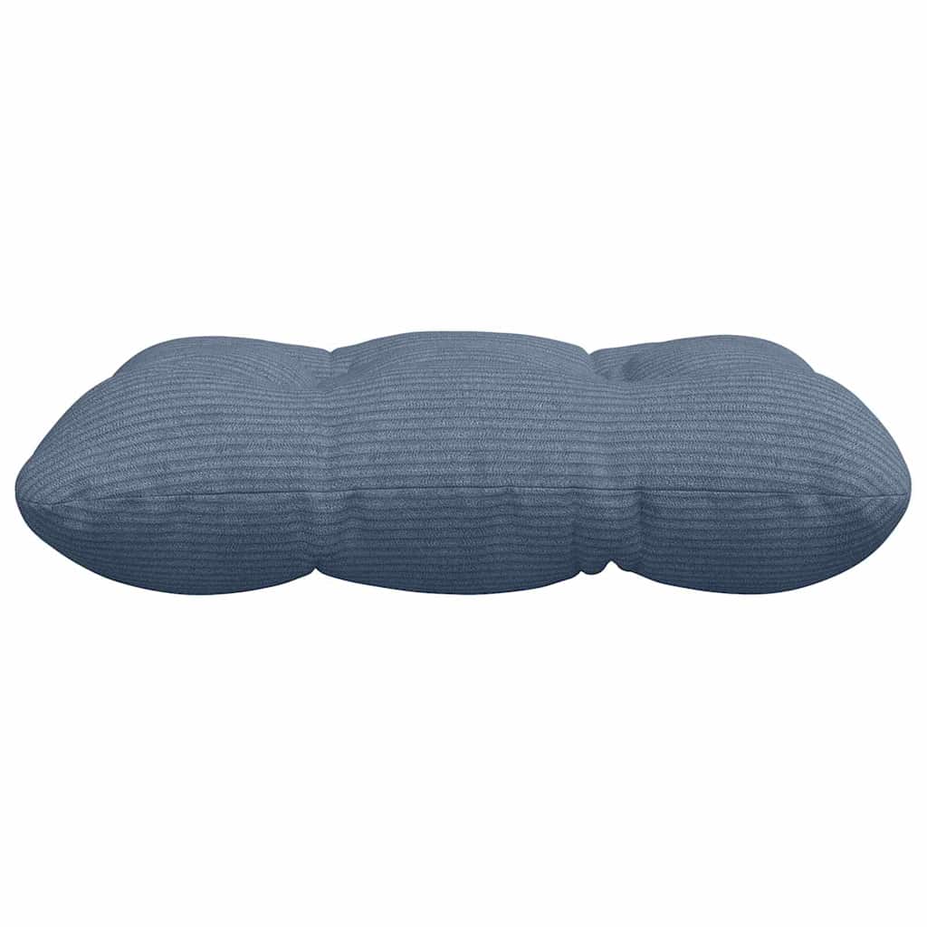 Cojines para asiento 4 pcs Azul 45 x 45 cm Tela de pana vidaXL - 6